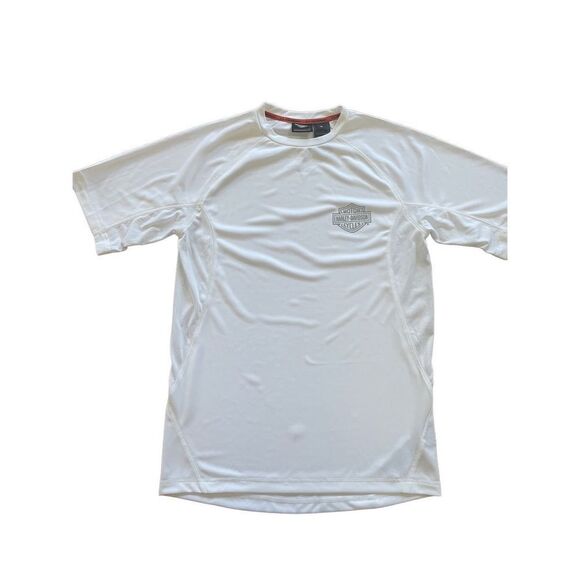 Harley-Davidson Motorcycles Mens white tee shirt size med - Picture 1 of 6